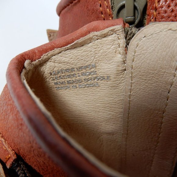 Miz Mooz Forge Comfort Flat SANDALS Size 36 5 5.5 Rust Leather Boho NEW $159 - Picture 8 of 12